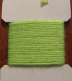3 ply yarn fl. chartreuse
